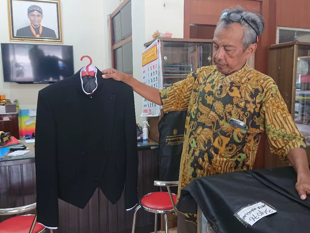 Tempat keluarga Jokowi pesan baju untuk pernikahan Kaesang. (Z Creators/Eko Haryanto)