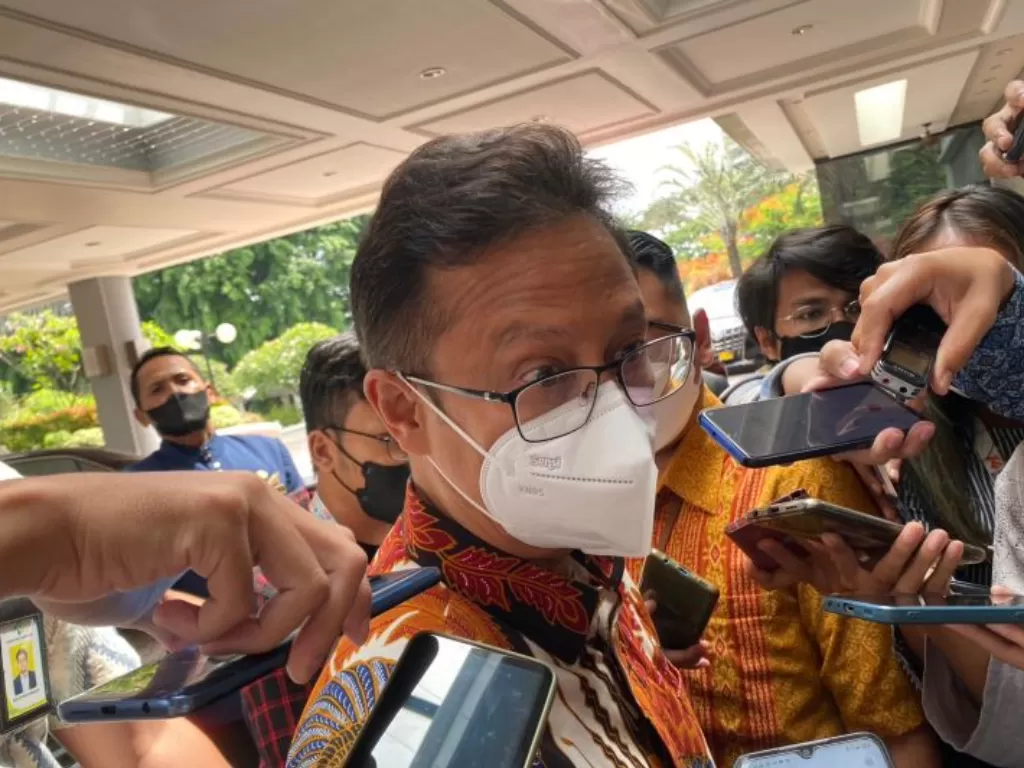 Menteri Kesehatan RI Budi Gunadi Sadikin saat ditemui di Jakarta. (Antara/Hreeloita Dharma Shanti)
