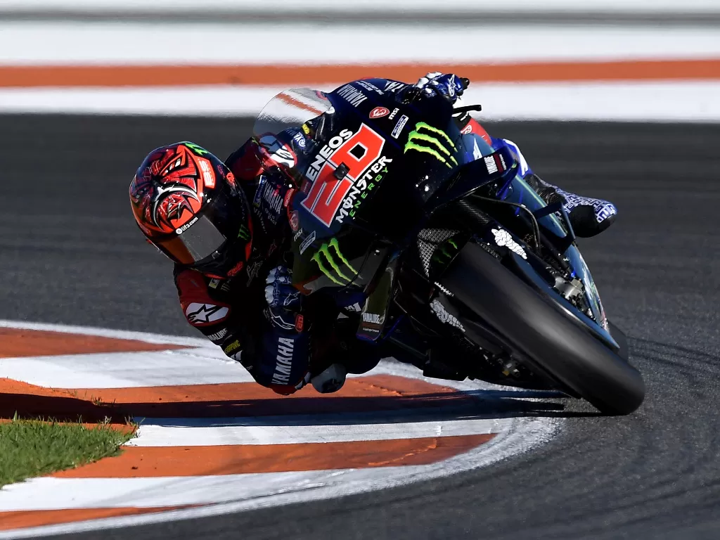 Pebalap MotoGP, Fabio Quartararo. (REUTERS/Pablo Morano)