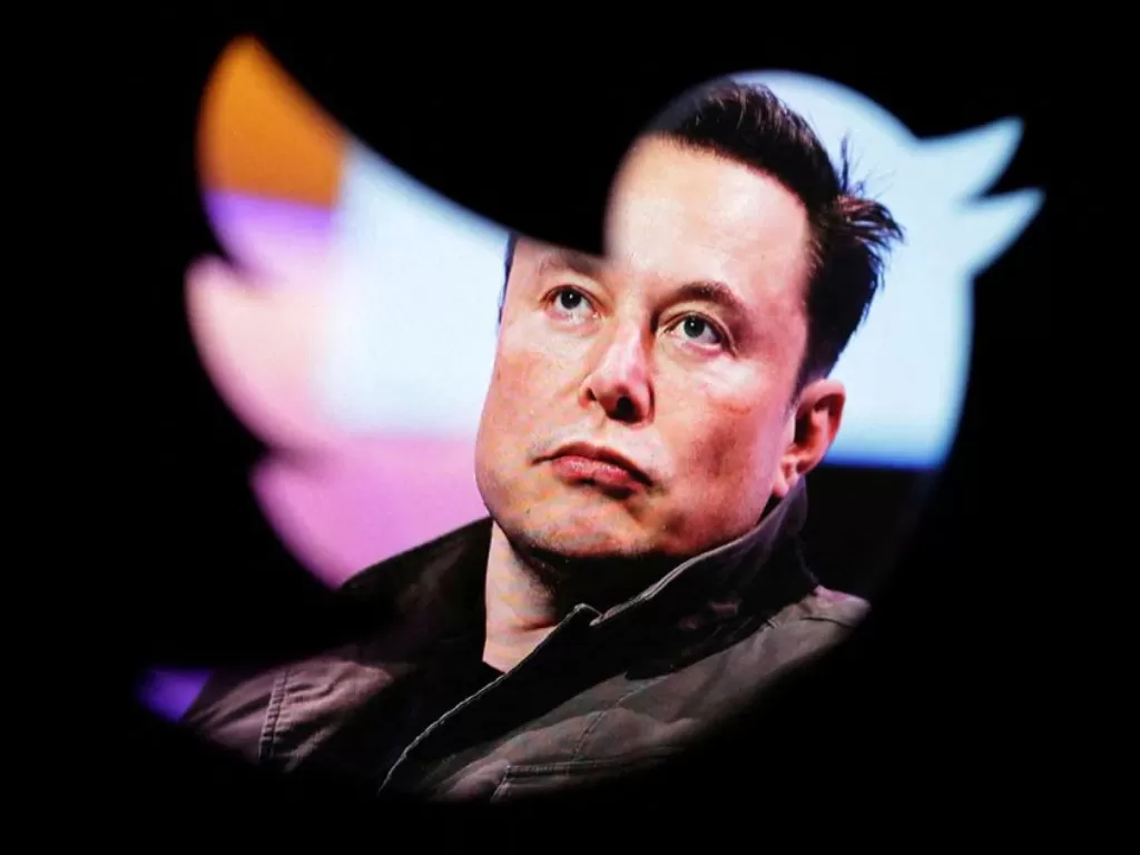 Ilustrasi Twitter Elon Musk. (REUTERS/Dado Ruvic)