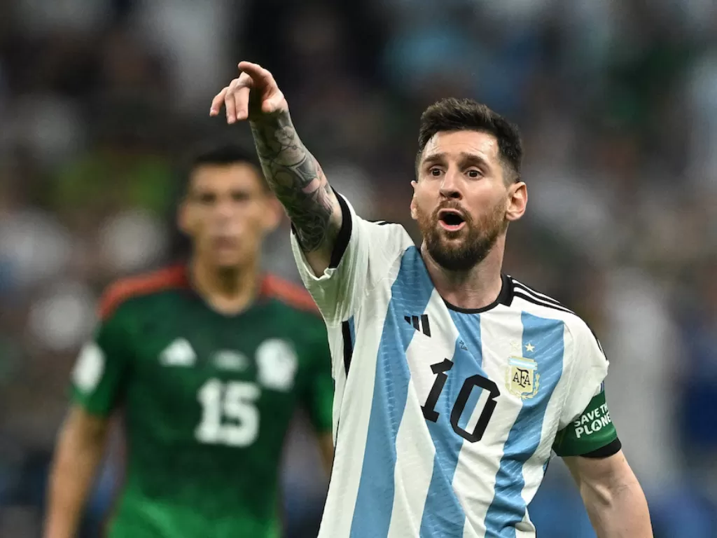 Kapten Timnas Argentina, Lionel Messi (REUTERS/Dylan Martinez)