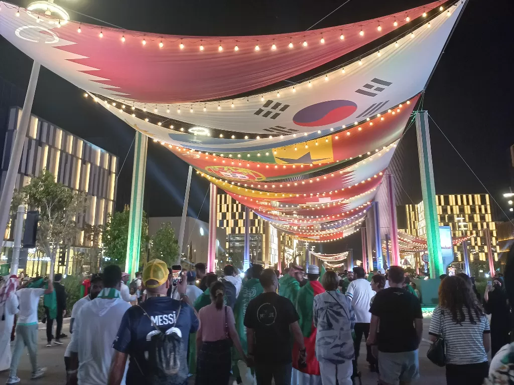 Merasakan euforia Piala Dunia 2022 di Lusail Boulevard (Z Creators/Ratu Madaninyyah)