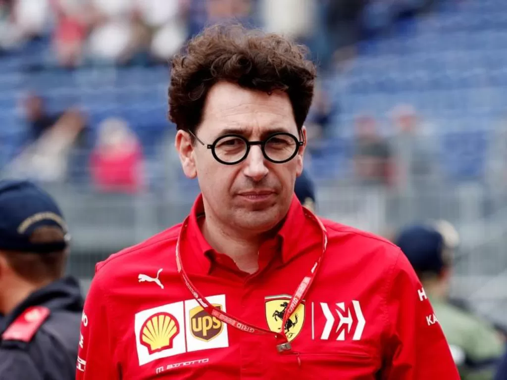 Mattia Binotto mundur dari Ferrari. (REUTERS/Benoit Tessier)