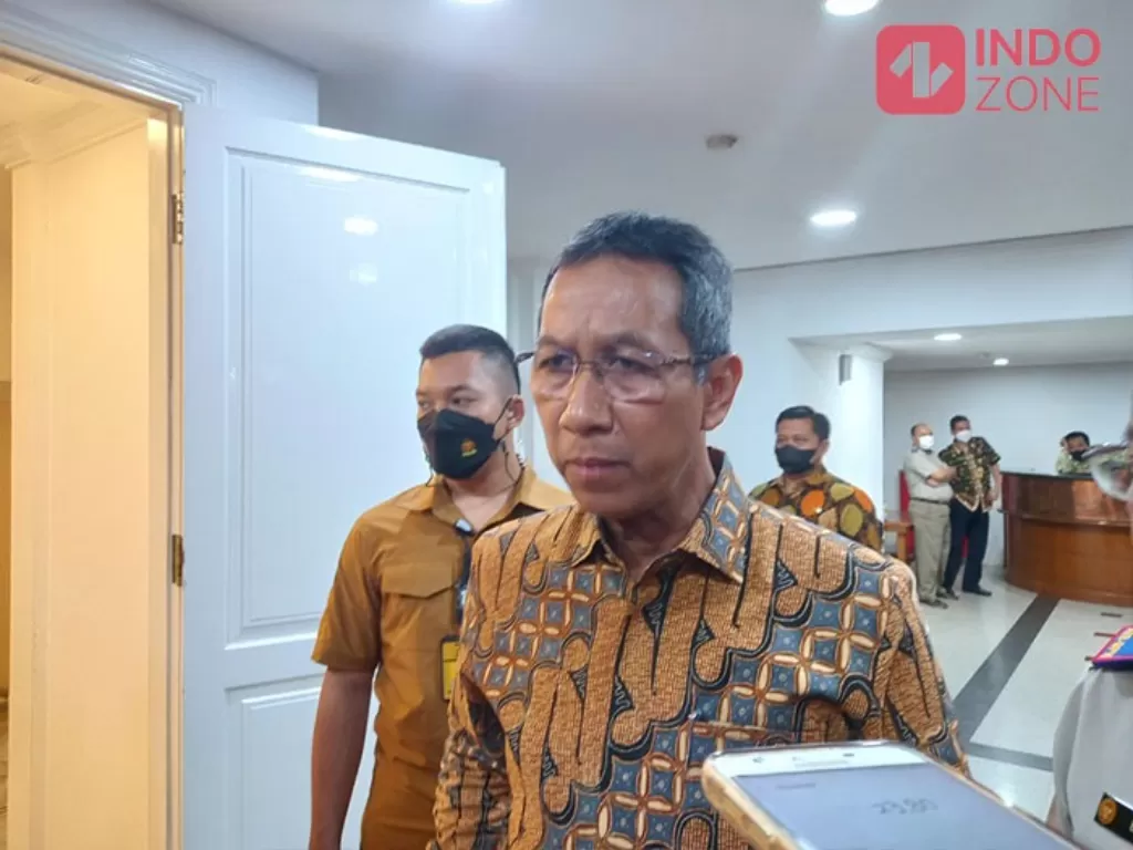 Pj Gubernur DKI Jakarta, Heru Budi Hartono di Gedung Balai Kota (INDOZONE/Febyora Dwi Rahmayani)