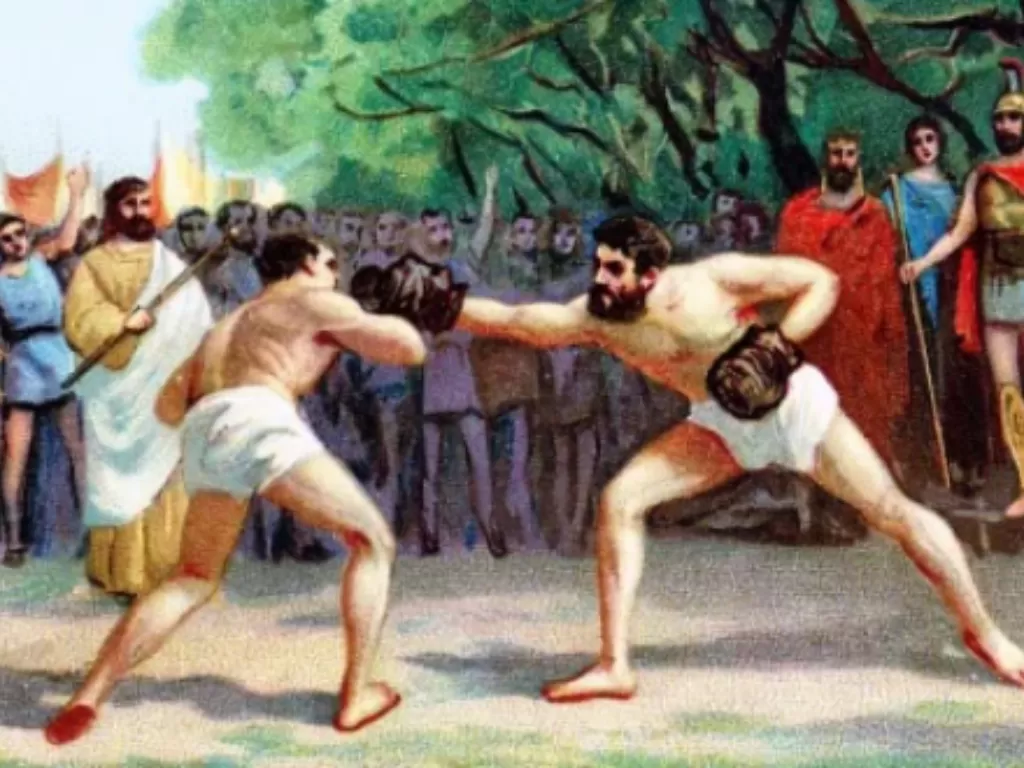 Ilustrasi atlet Yunani kuno. (History Collection)