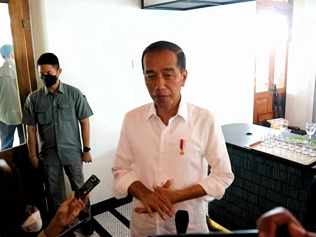 Presiden Jokowi minta maaf atas pernikahan Kaesang dan Erina. (Z Creators/Is Ariyanto)