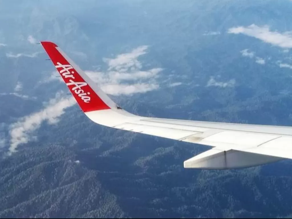 Pesawat AirAsia. (Instagram/@yong.chuannnnn)