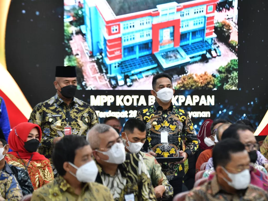 Peresmian serentak 26 Mal Pelayanan Publik (MPP) di Istana Wakil Presiden RI,  Jakarta, Senin (05/12). (dok. PANRB)
