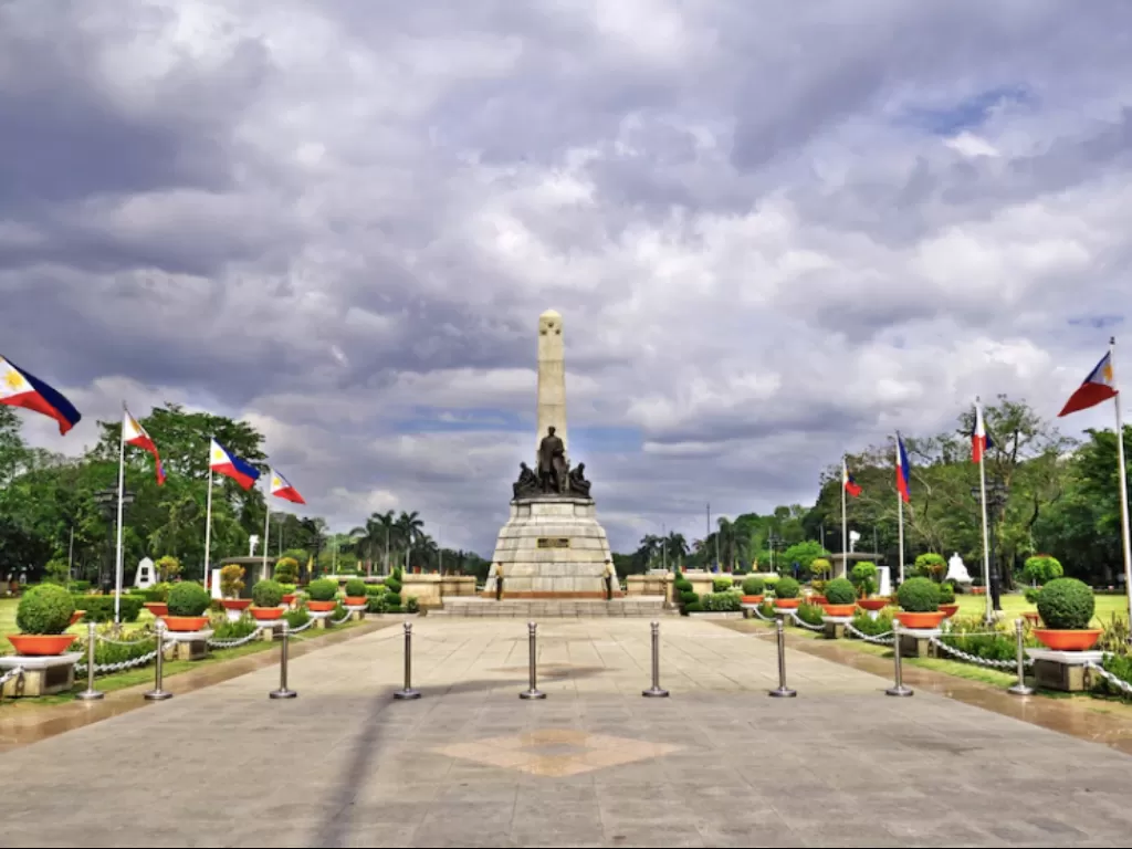 Salah satu monumen yang berada di Manila, Filipina. (Freepik)