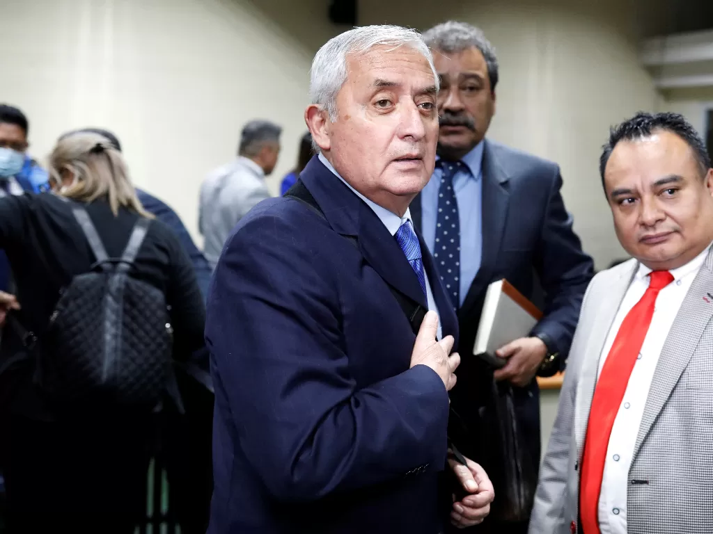 Mantan Presiden Guatemala Ottot Perez. (REUTERS/Luis Echeverria)