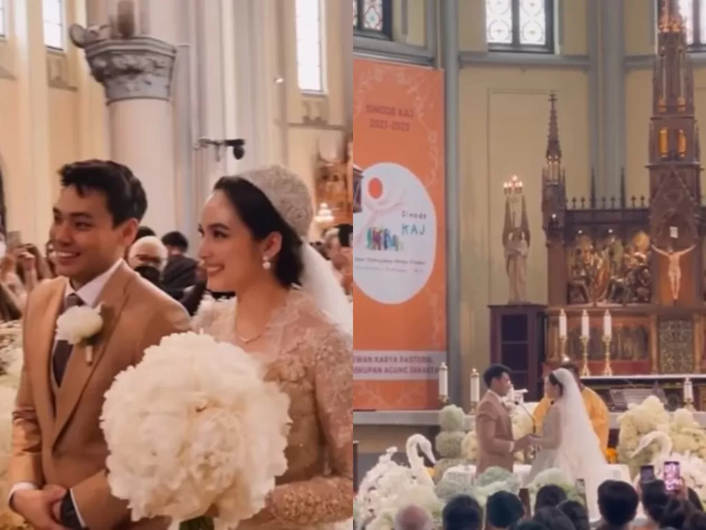 Pernikahan Chelsea Islan dan Rob Clinton Kardinal (Instagram/darejow)