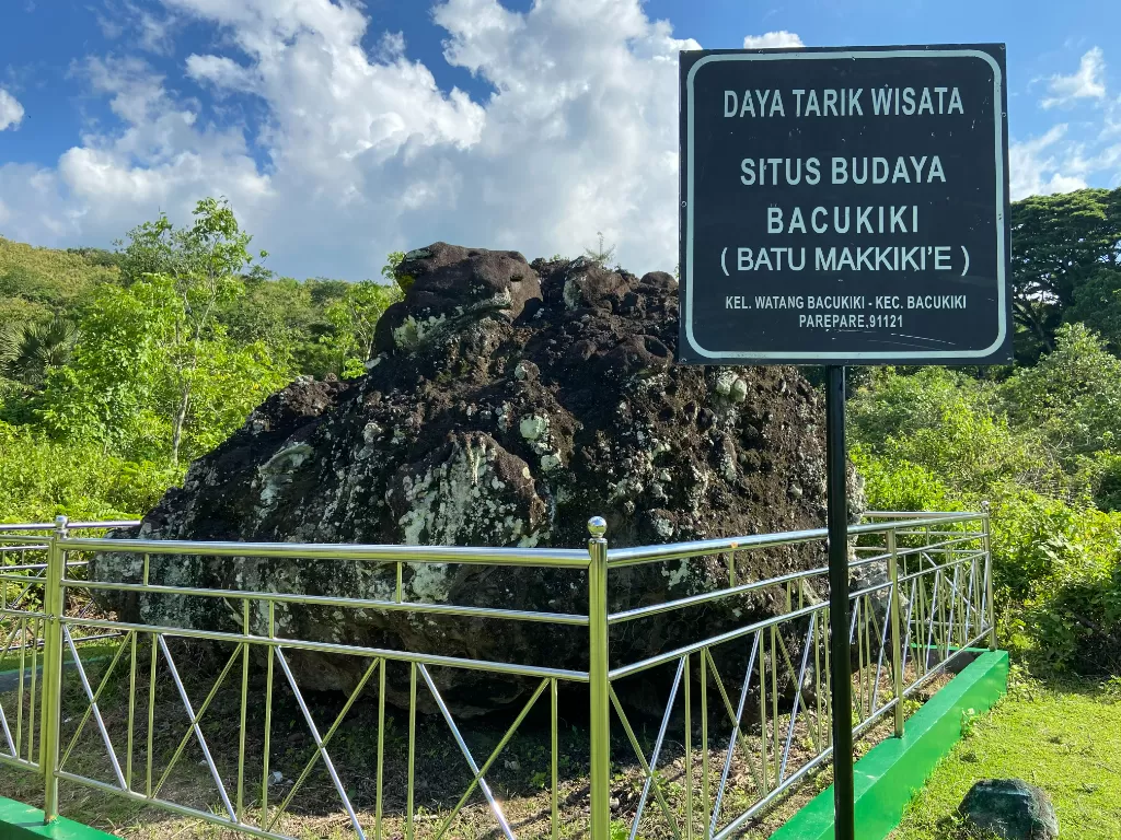 Batu Maringkik di Parepare, Sulawesi Selatan. (Z Creators/Rudi Hartono)