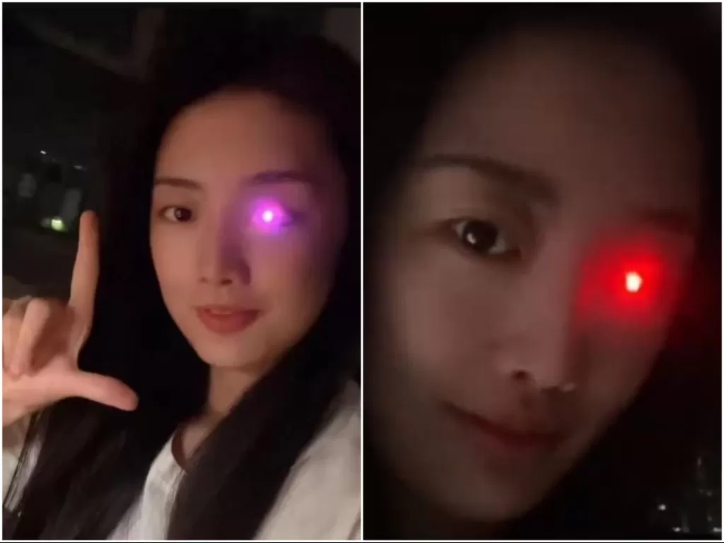 Mata wanita di China bisa berubah warna. (Tangkapan layar Youtube/Beijing News)