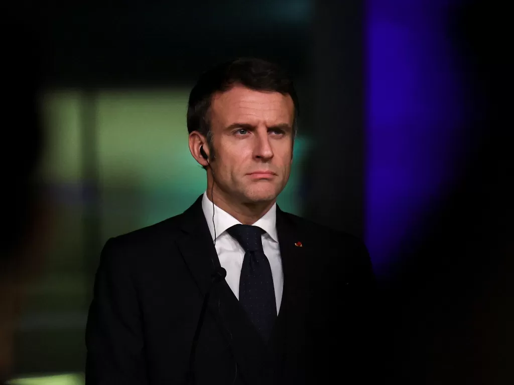 Presiden Prancis Emmanuel Macron. (REUTERS/Violeta Santos Moura)
