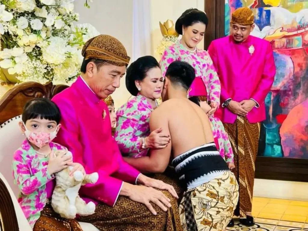 Presiden Jokowi dan keluarga (Instagram/Jokowi)