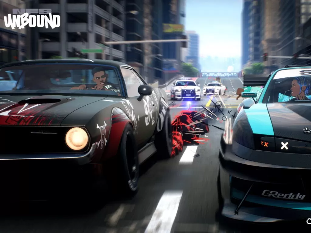 Need for Speed Unbound. (Electronic Arts)