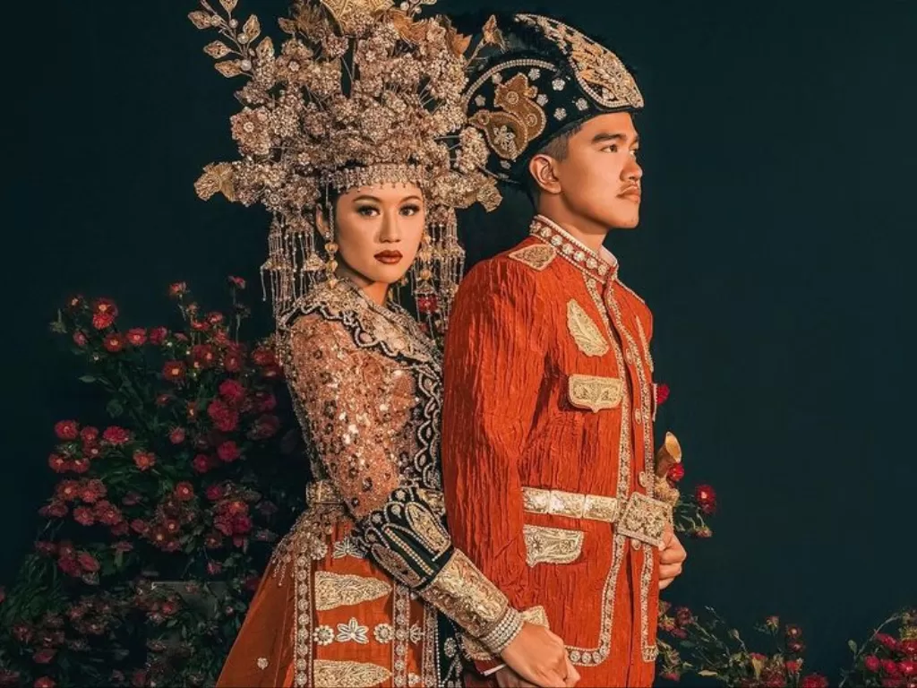 Prosesi pernikahan Kaesang dan Erina Gudono (Instagram/erinagudono)