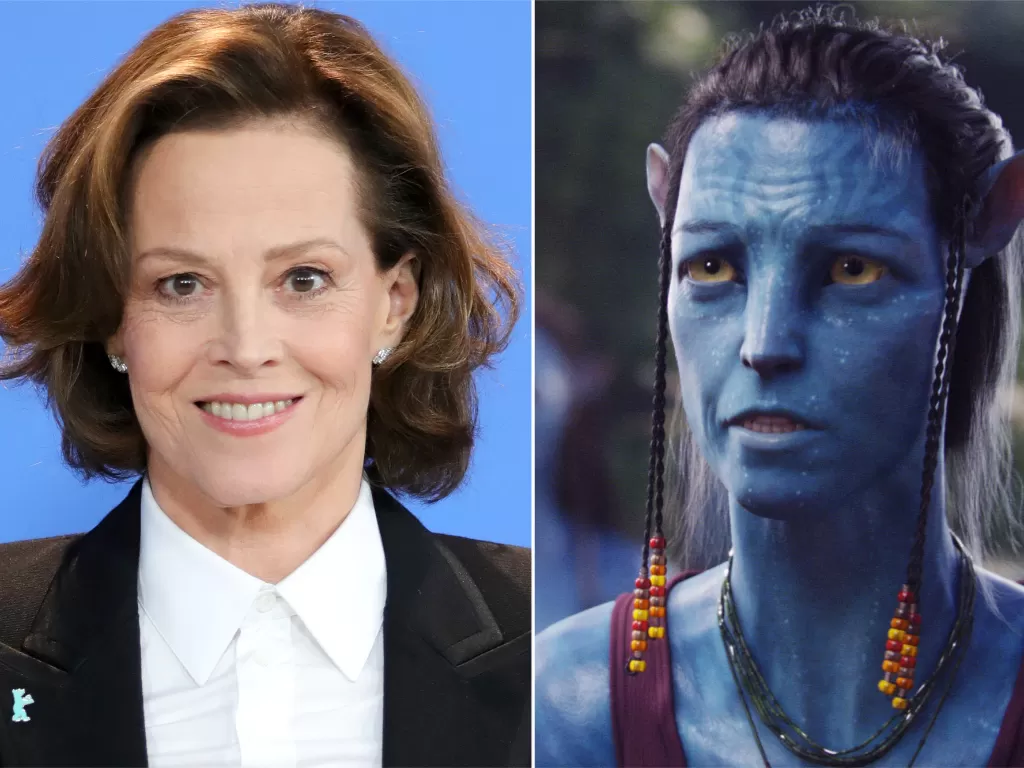 Sigourney Weaver dalam Avatar: The Way of Water (Entertainment Weekly)