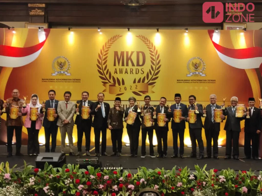 Puluhan Anggota DPR terima MKD Awards (INDOZONE/Asep Bidin Rosidin).