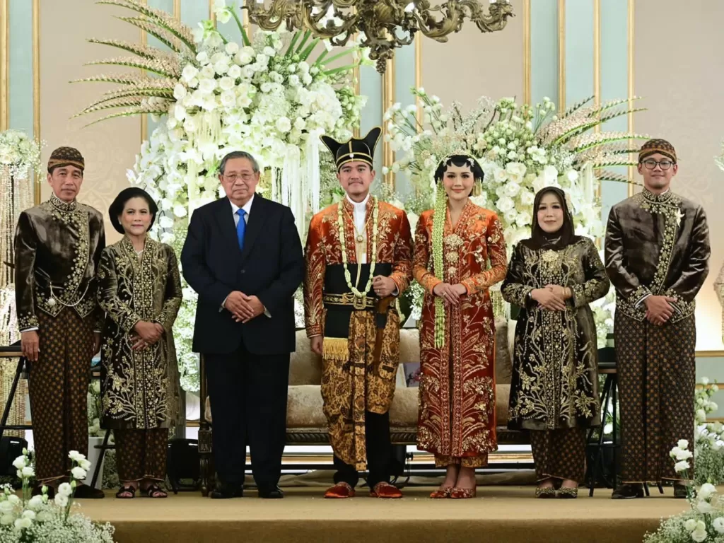 SBY hadir di pernikahan Kaesang-Erina (Twitter/@AgusYudhoyono)