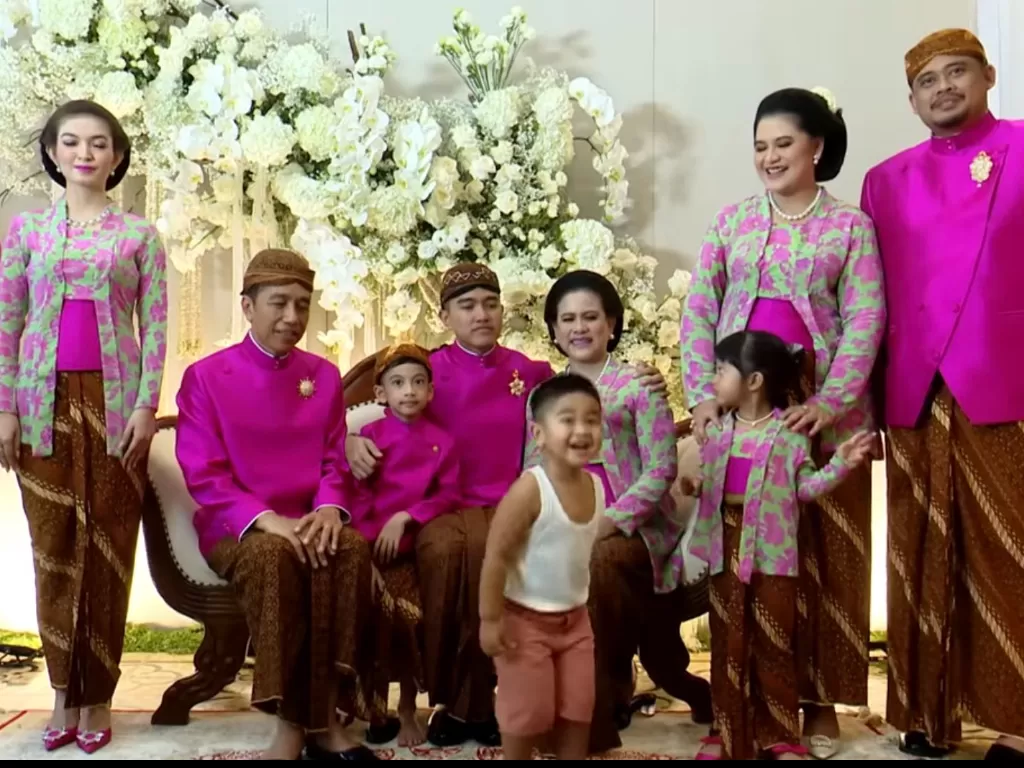 Anak Bobby Nasution, Al Nahyan Pakai Kutang di Pernikahan Kaesang Pangarep (Twitter/@@bobbynasution_)