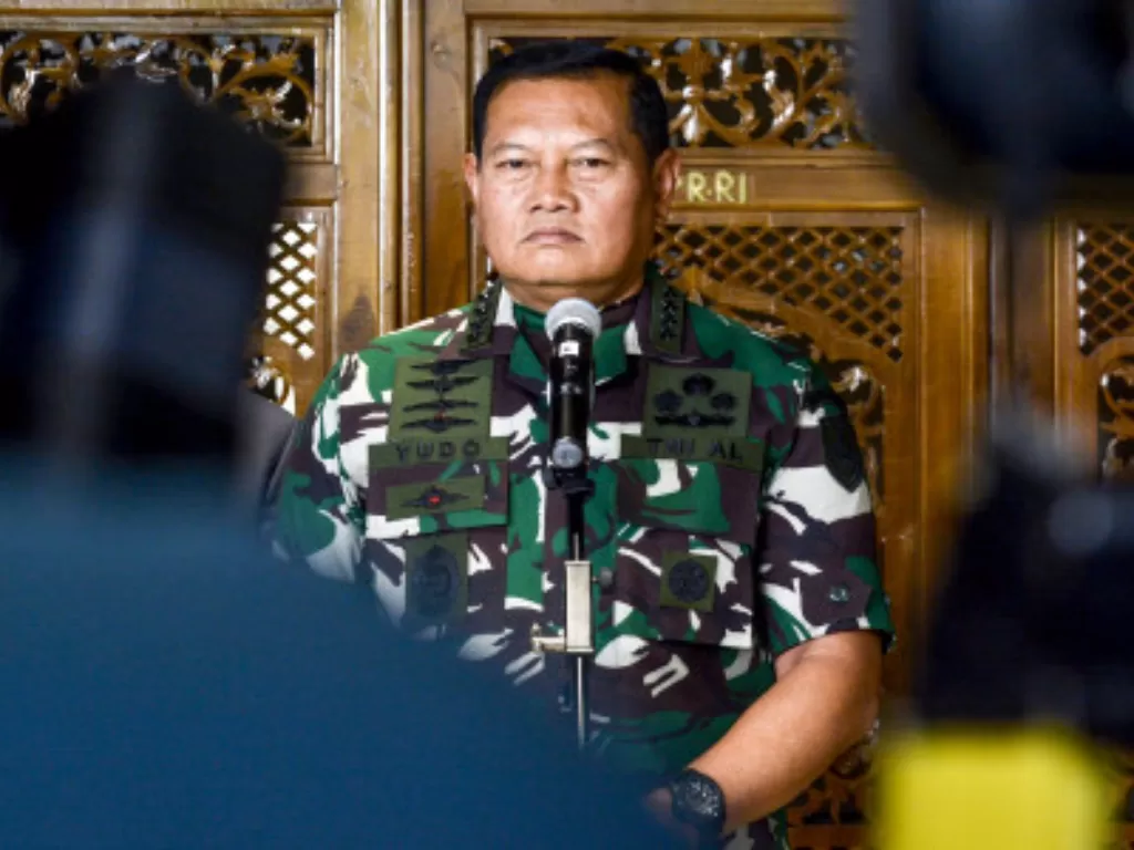 Panglima TNI baru, Laksamana Yudo Margono. (ANTARA FOTO/Sulthony Hasanuddin)