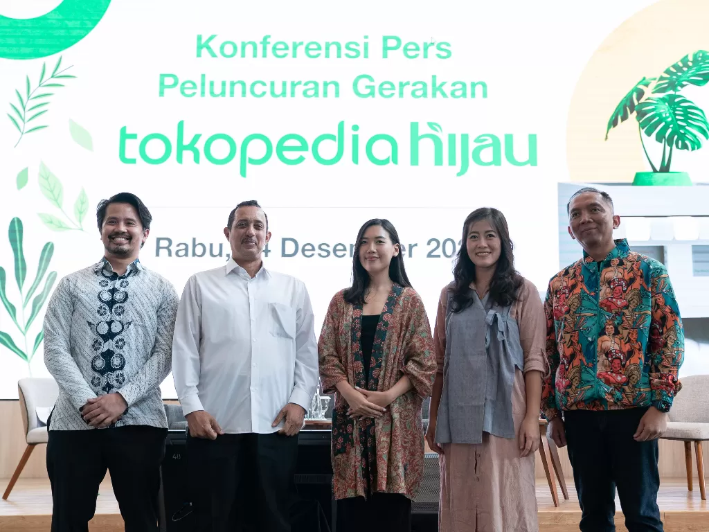 Press Conference Peluncuran Gerakan Tokopedia Hijau, Rabu (14/12/2022) (dok. Tokopedia)