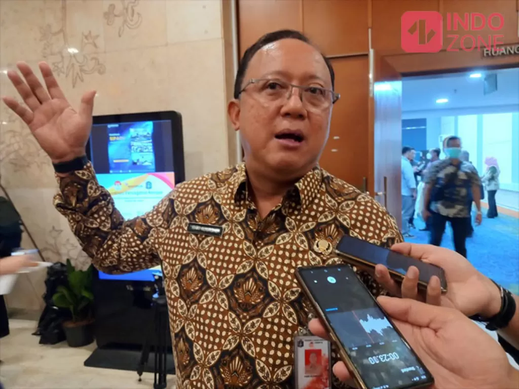 Kepala Dinas Bina Marga DKI Jakarta, Hari Nugroho. (INDOZONE/Febyora Dwi Rahmayani)