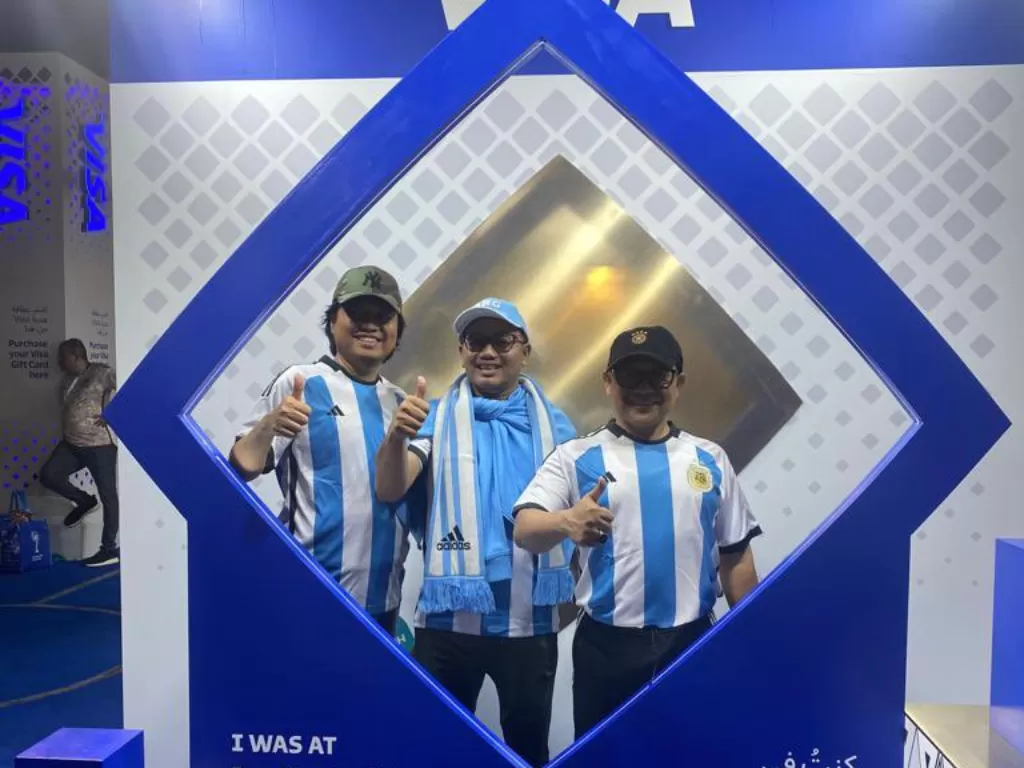 Cak Imin pakai jersey Timnas Argentina (Twitter/@cakiminNOW)