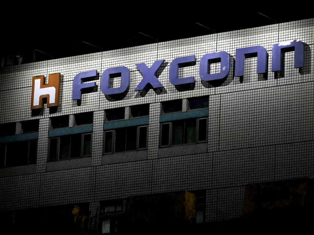 Pabrik iPhone di China, Foxconn. (REUTERS/Ann Wang)