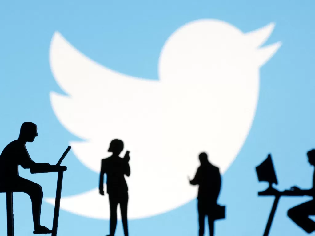 Aplikasi media sosial, Twitter. (REUTERS/Dado Ruvic)