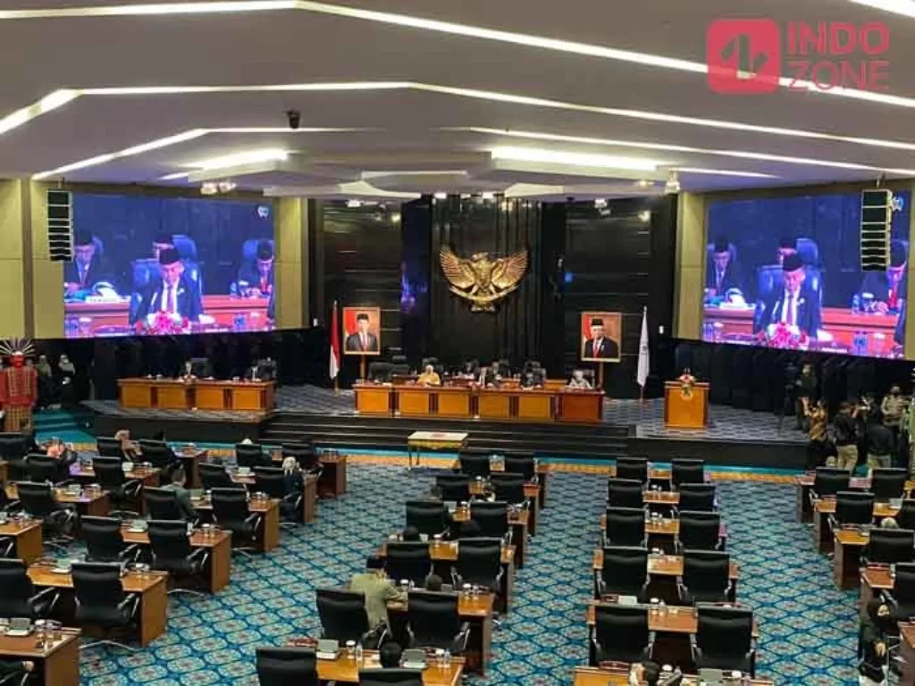 Suasana rapat DPRD DKI Jakarta (INDOZONE/Sarah Hutagaol)