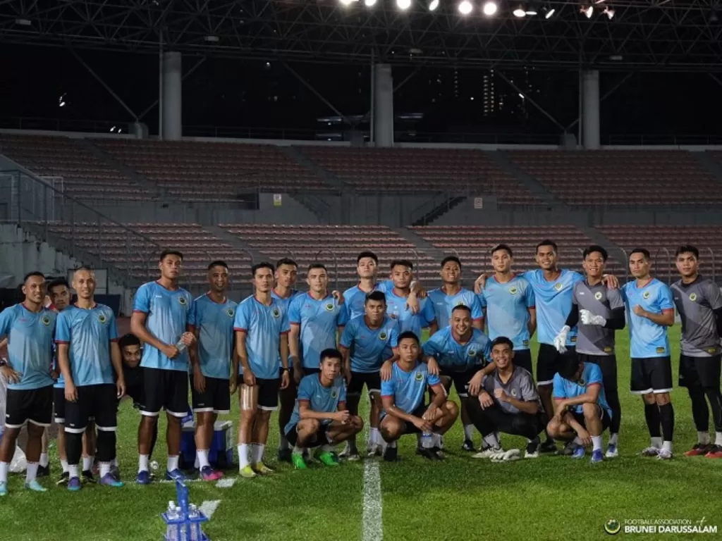Skuad Timnas Brunei di Piala AFF 2022. (Instagram/@bruneifootball)