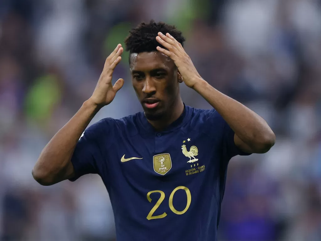 Pemain Timnas Prancis, Kingsley Coman, mendapat perlakuan rasis (REUTERS/Hannah Mckay)