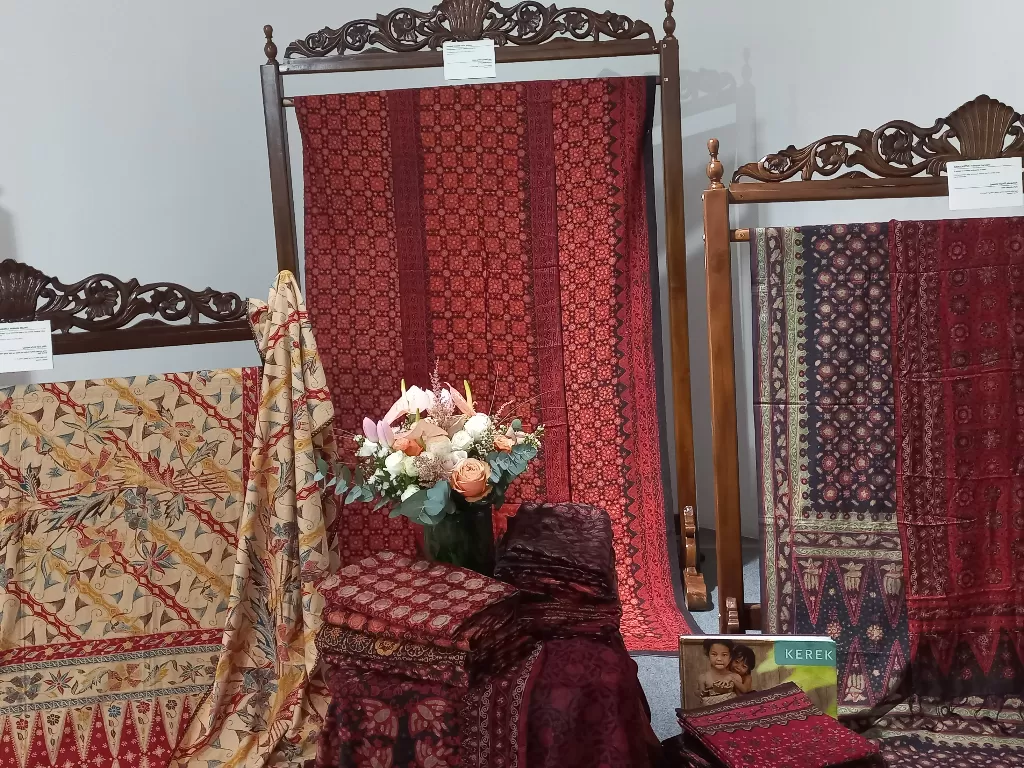 Pameran batik di Qatar (Z Creators/Ratu Madaniyyah)