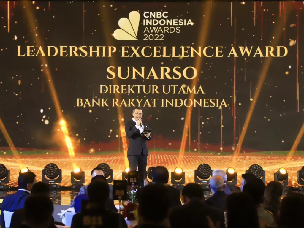 Malam penghargaan CNBC Indonesia Awards 2022 di Jakarta, 12 Desember 2022. (Handout/BRI)