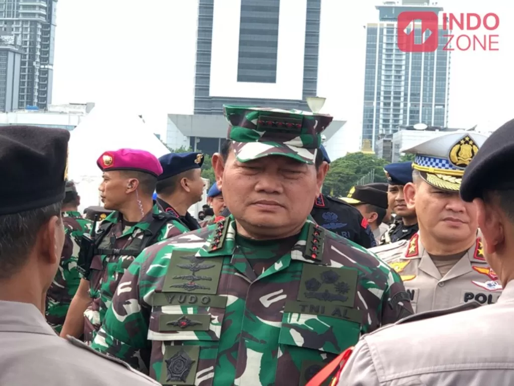 Panglima TNI Laksamana TNI Yudo Margono. (INDOZONE/Samsudhuha Wildansyah)