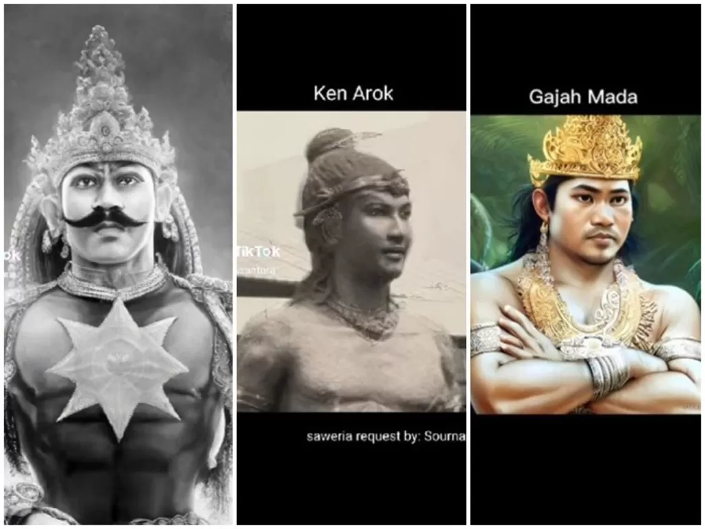 Keren Banget Akun Tiktok Ini Hidupkan Tokoh Tokoh Kerajaan Nusantara