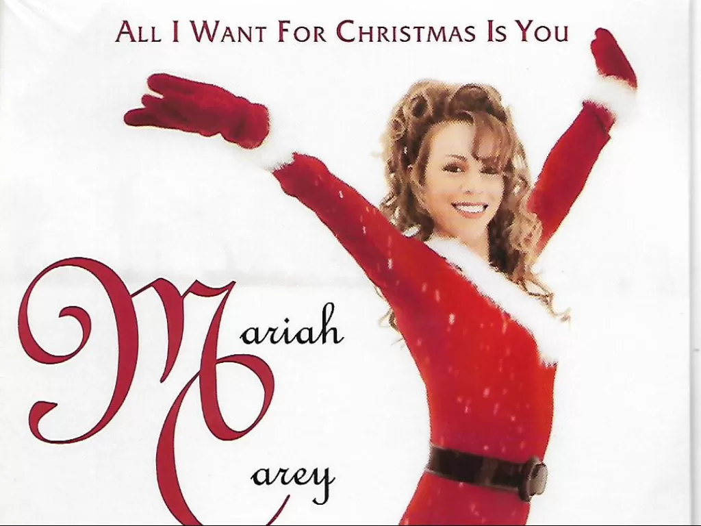 Cover single All I Want For Christmas Is You dari Mariah Carey (Columbia Records)