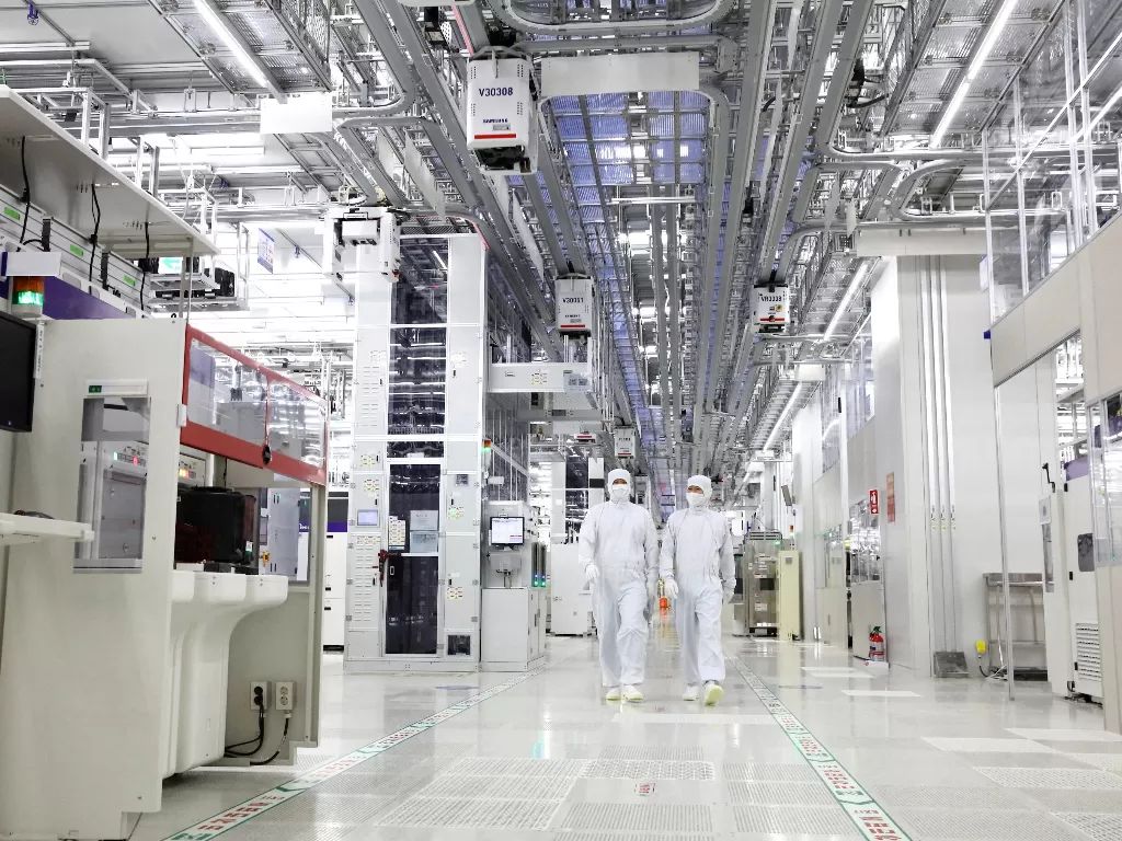 Pabrik Samsung. (Samsung Electronics/Handout via REUTERS)