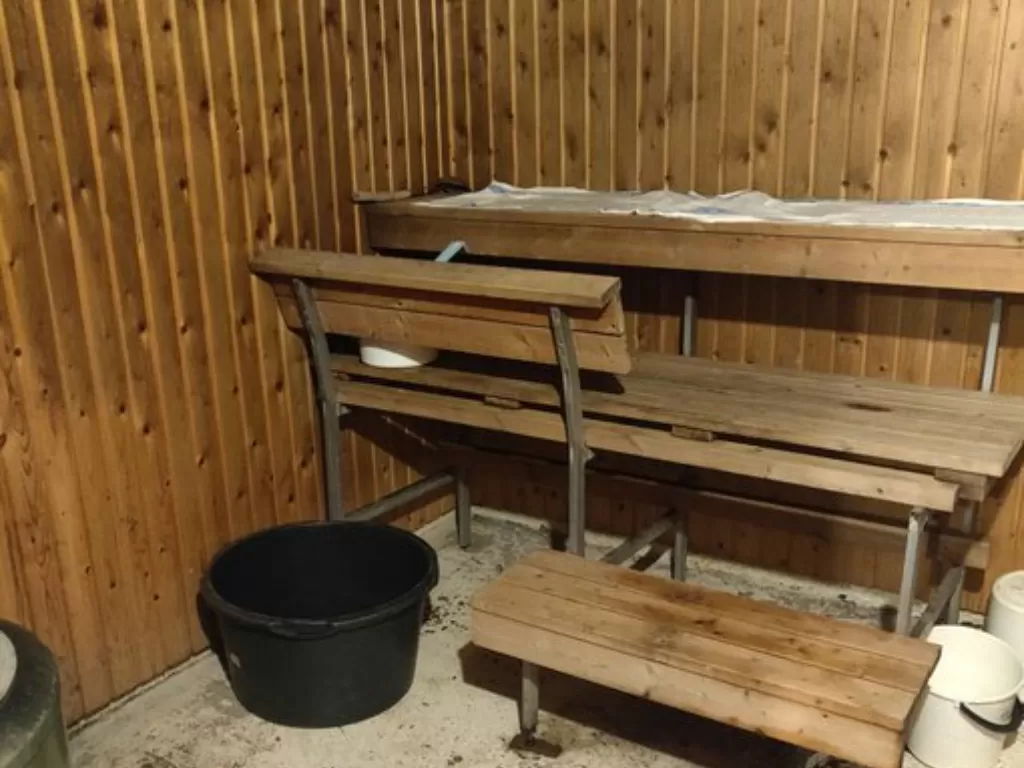 Ruang sauna di rumah Finlandia. (Twitter/@RossiTimo)
