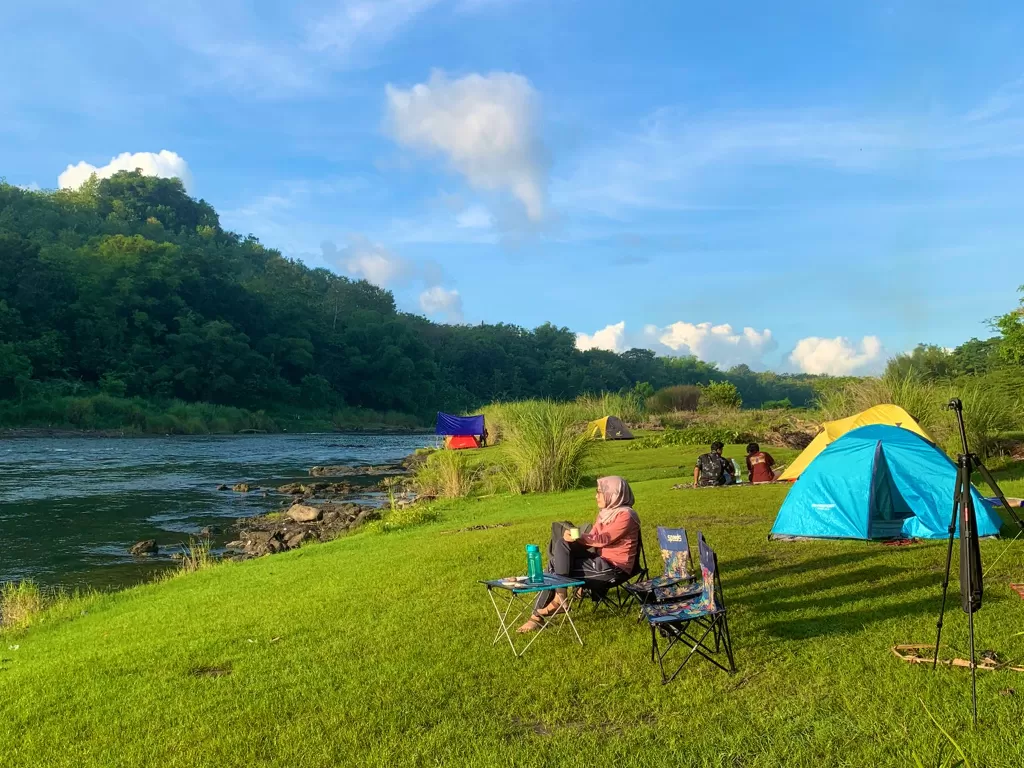  Potrobayan River Camp, Yogyakarta. (Twitter/@ellyaqul)