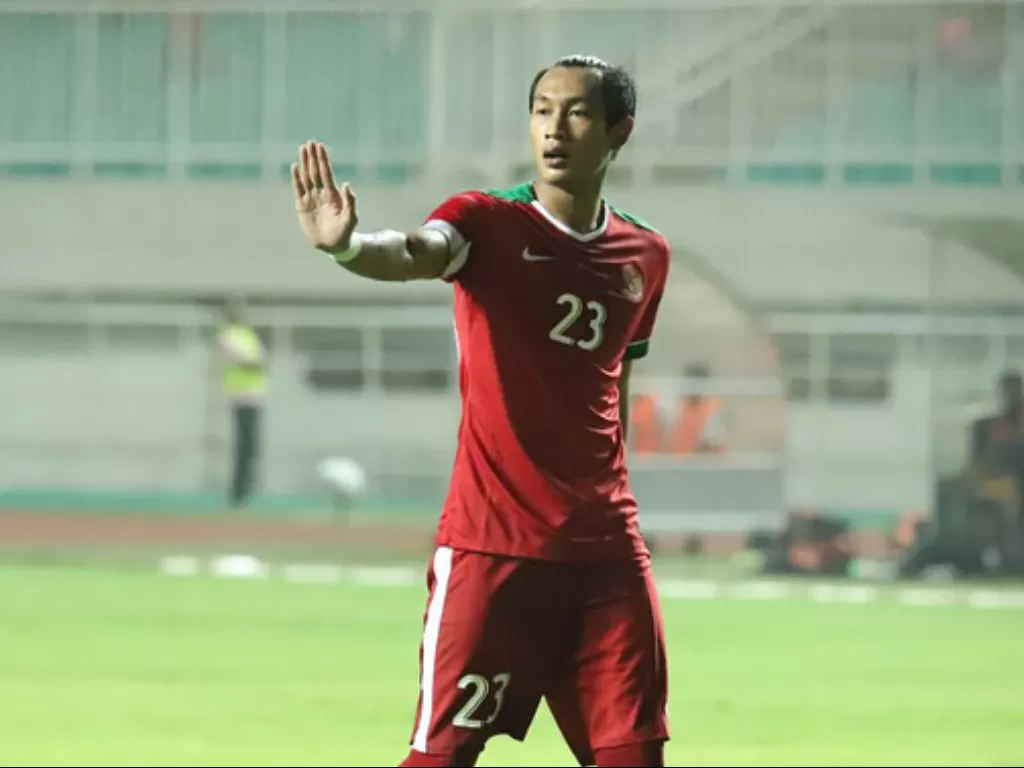 Hansamu Yama Pranata buang peluang emas saat menghadapi Brunei Darussalam. (Instagram/@hannsamuyama).