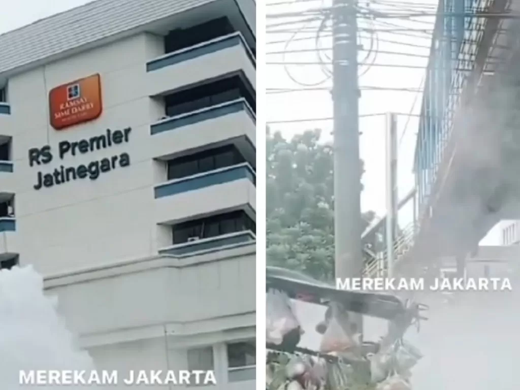 Gas oksigen bocor di RS Premier Jatinegara (Instagram/@merekamjakarta)
