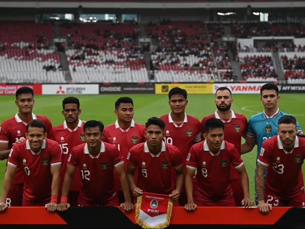 Pemain Timnas Indonesia di Piala AFF 2022. (ANTARA FOTO/Aditya Pradana Putra)