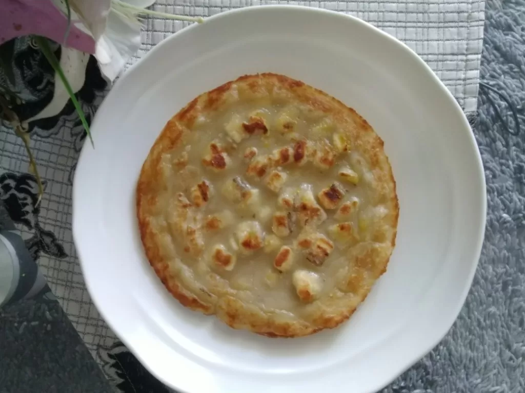 Lempeng pisang, kuliner Indonesia mirip pancake (Z Creators/Adi Sofyar)