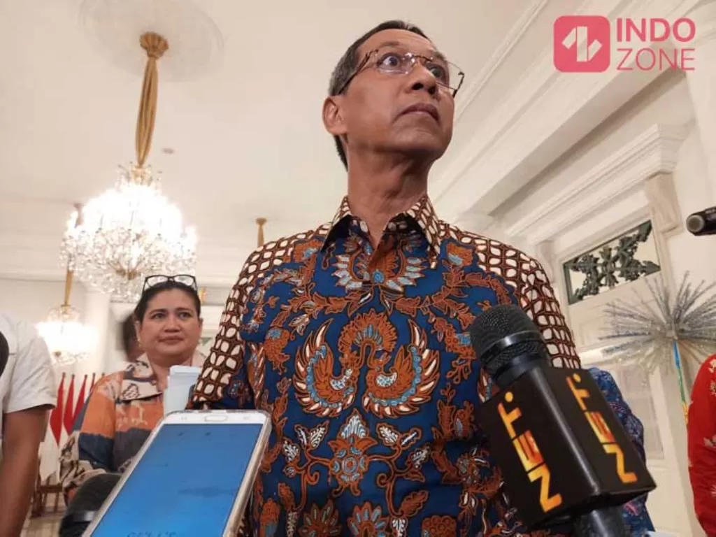 Pj Gubernur DKI Jakarta, Heru Budi Hartono usai menggelar Rapim di Balai Kota, Jakarta Pusat (Indozone/febyora dwi rahmayani)