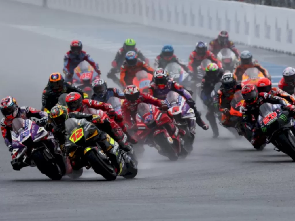 Pembalap MotoGP. (REUTERS/Athit Perawongmetha)