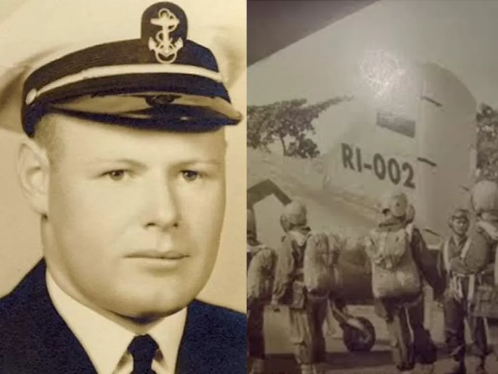  Bob Freeberg pilot pesawat RI-002 yang membantu perjuangan bangsa Indonesia (Wikimedia)