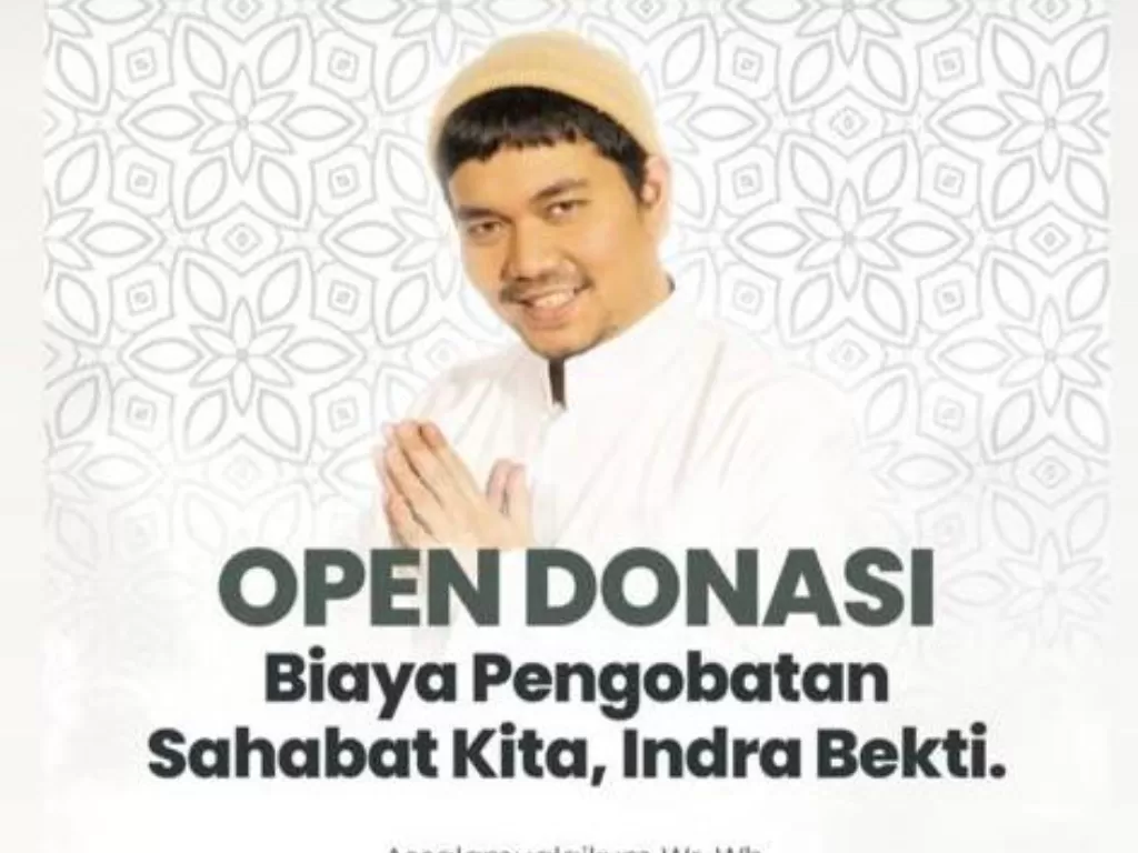 Gading Marten Bagikan Poster Galang Dana Indra Bekti (Instagram Story/@gadingmarten)